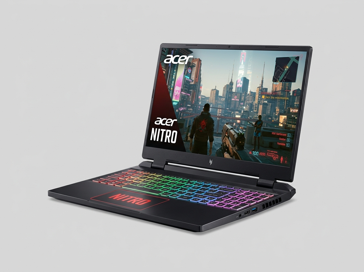 Acer Nitro 16 AI Edition | Ryzen 7 7840HS | 16GB DDR5 | 1TB NVMe | RTX 4060 8GB | 16" 165Hz QHD+